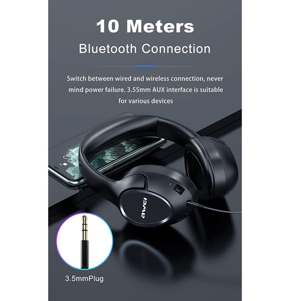 AWEI A770BL Noise Cancelling Headphones